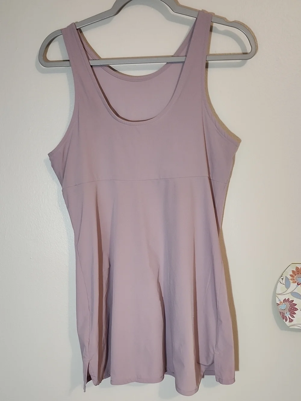 Womens  Nike Dri-FIT Bliss Training Dress, Diffused Dusty Taupe Large
